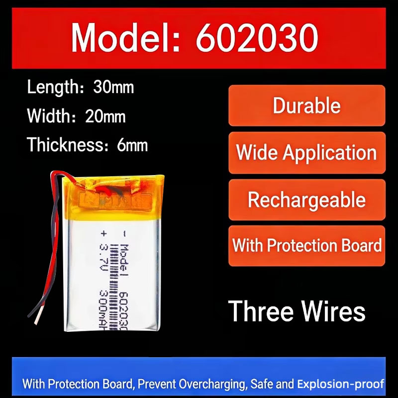 Watch Smartwatch - Batería de Litio de 3.7V 300mAh
