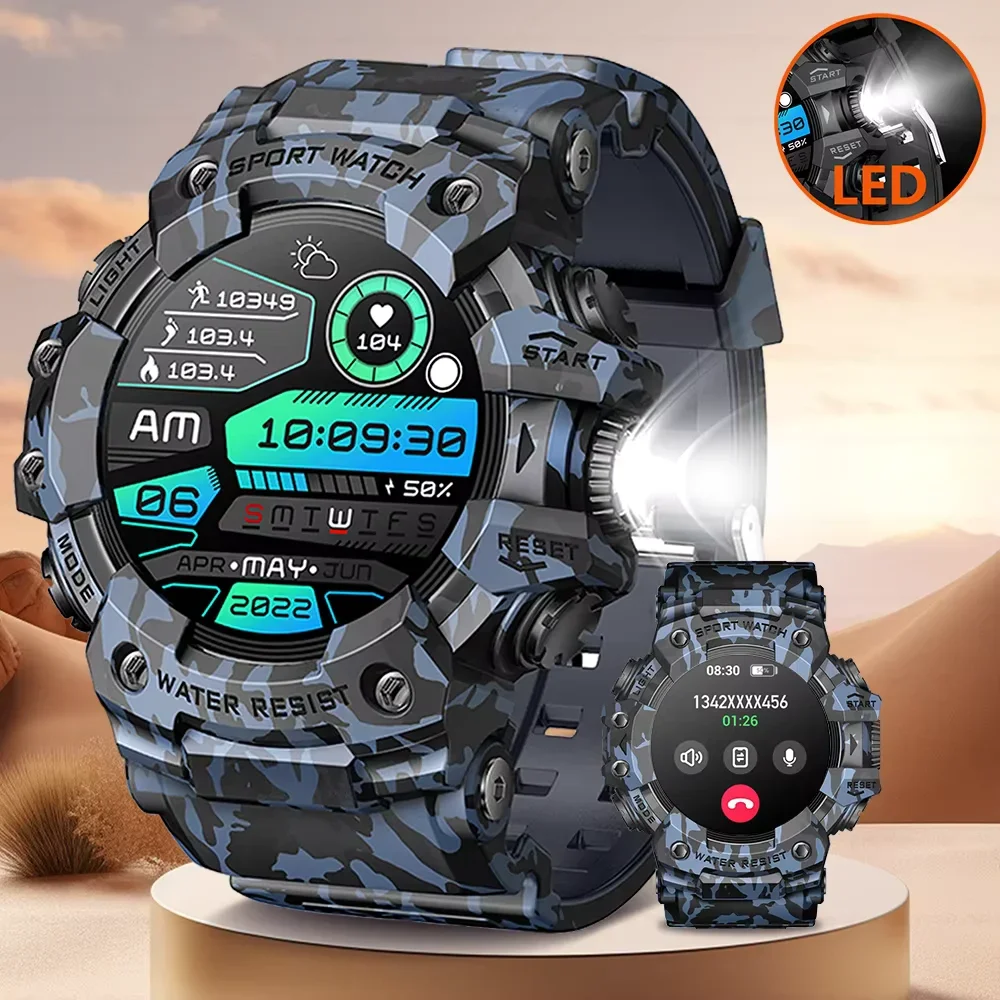 Smartwatch Health Watches - Reloj Inteligente Deportivo para Hombre, Resistente