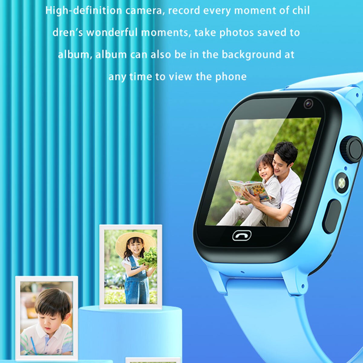 Smartwatch Watches Gift For Girls - Reloj inteligente para niños con llamada