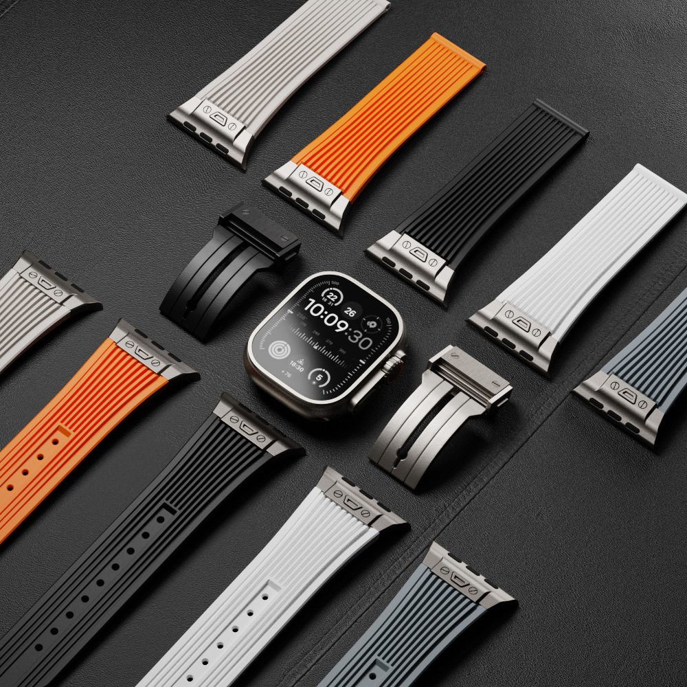Smartwatch Slim Watches For Men - Correa de Silicona para Apple Watch