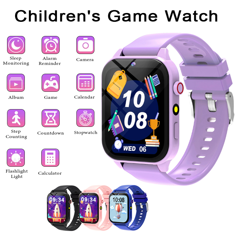 Smartwatch Watches Gift For Girls - Reloj inteligente para juegos infantiles, pantalla