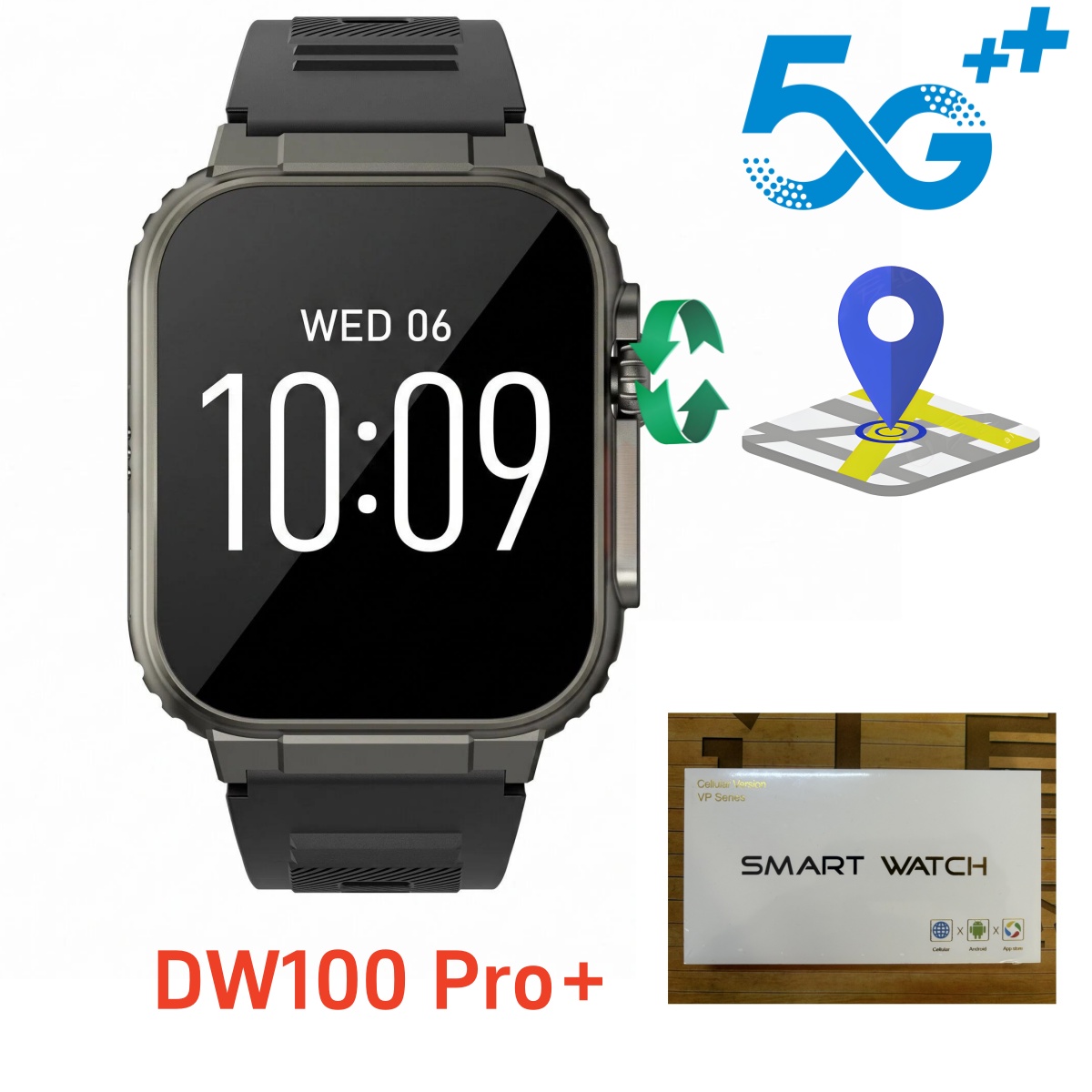 Reloj Inteligente DW100 Pro Pl - Heart Rate Gps Watch reseña y precio
