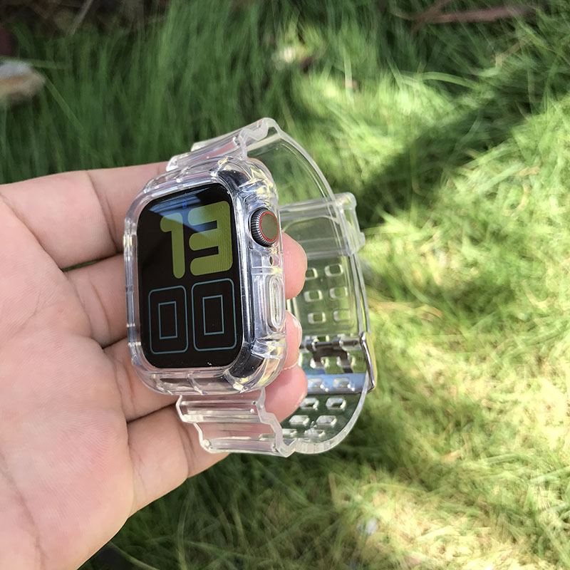 Correa de silicona transparent - Smartwatch Apple Watches For Men reseña y precio