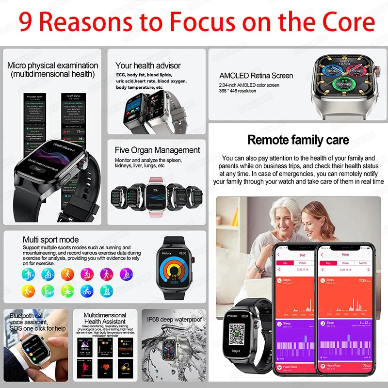 2025 nuevo reloj inteligente d - Smartwatch Health Watches reseña y precio
