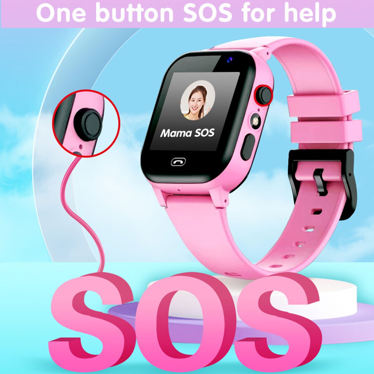 Reloj inteligente para niños c - Smartwatch Watches Gift For Girls reseña y precio