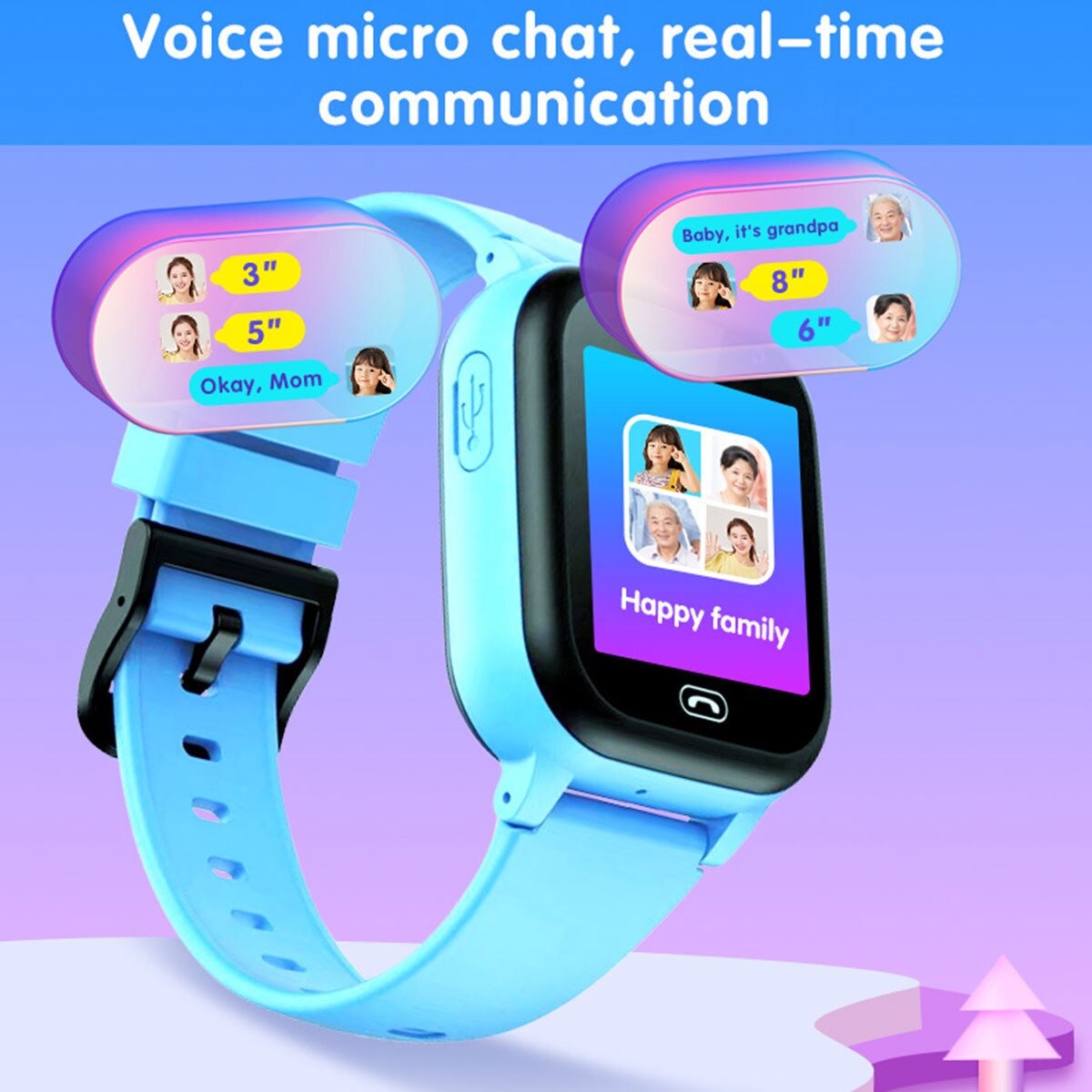 Reloj inteligente para niños c - Smartwatch Watches Gift For Girls reseña y precio