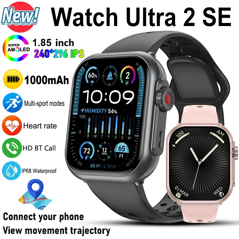 Reloj inteligente Ultra 2 SE h - Smartwatch Apple Watches For Men reseña y precio