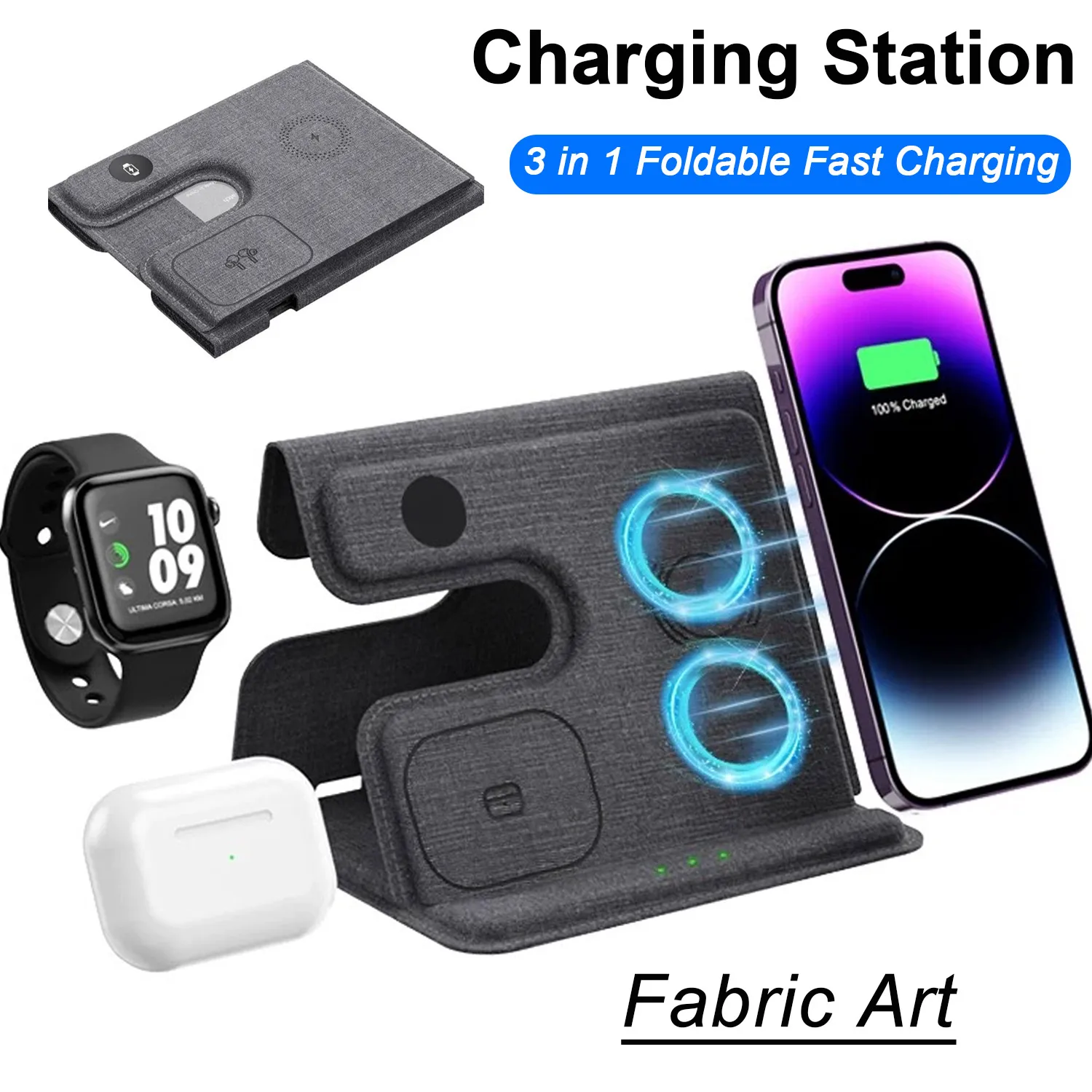 Estación de Carga Inalámbrica  - Watch 7 Smartwatch Iphone reseña y precio
