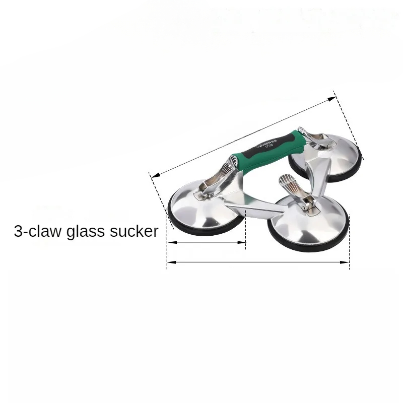 Ventosa de tres garras de goma - Crystal Press Tool reseña y precio