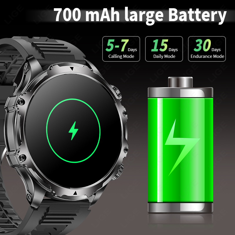 Reloj inteligente LIGE militar - Timex Watches Smartwatch reseña y precio