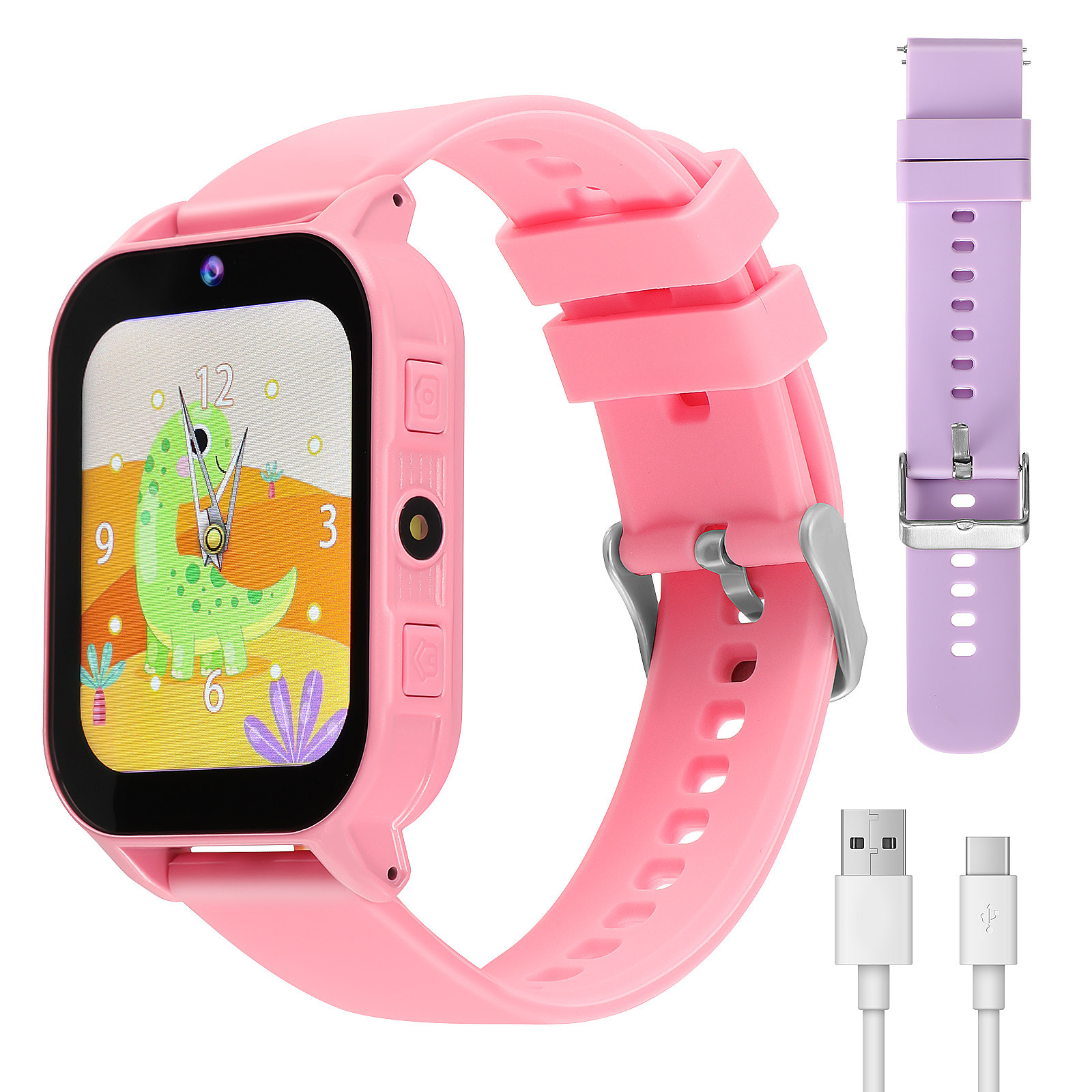 Reloj Inteligente para Niños c - Smartwatch Pink Watches For Kids reseña y precio