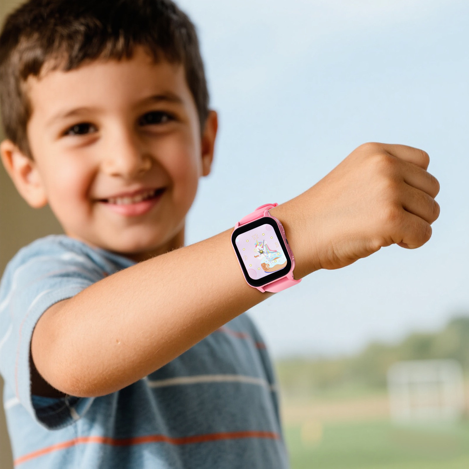 Reloj Inteligente para Niños c - Smartwatch Pink Watches For Kids reseña y precio