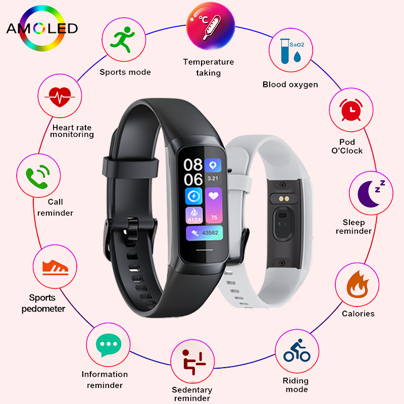 LIGE 1,1 pulgadas Amoled Monit - Smartwatch Slim Watches For Men reseña y precio