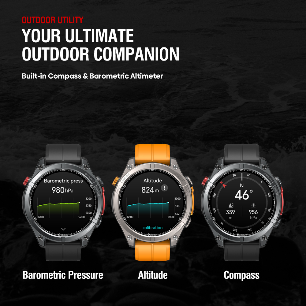 Nuevo reloj inteligente Zeblaz - Heart Rate Gps Watch reseña y precio