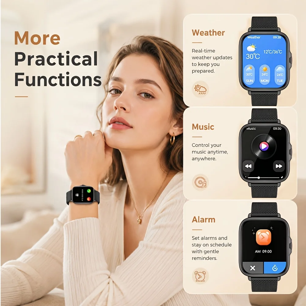 Reloj Inteligente, Pantalla Tá - Smartwatch Sports Watches For Women reseña y precio