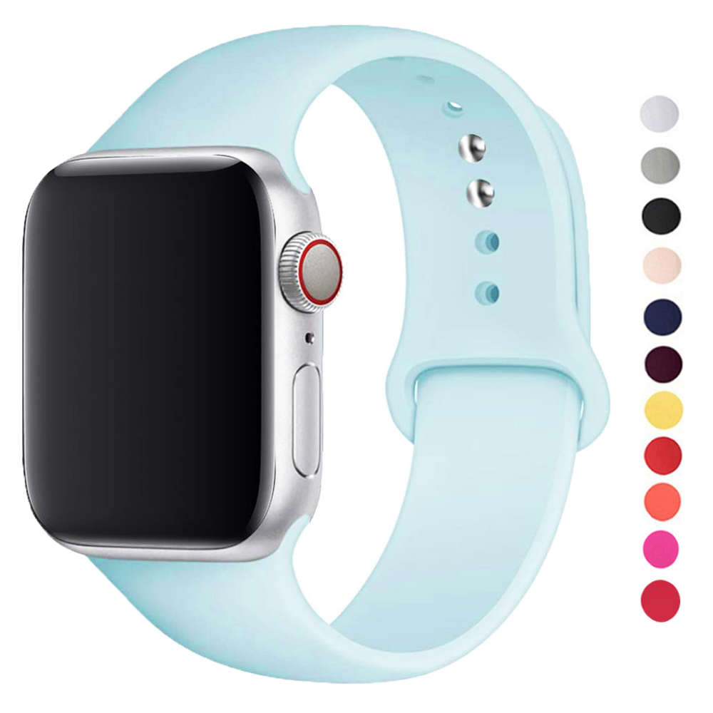 Correa de silicona para Apple  - Smartwatch Apple Watches For Men reseña y precio