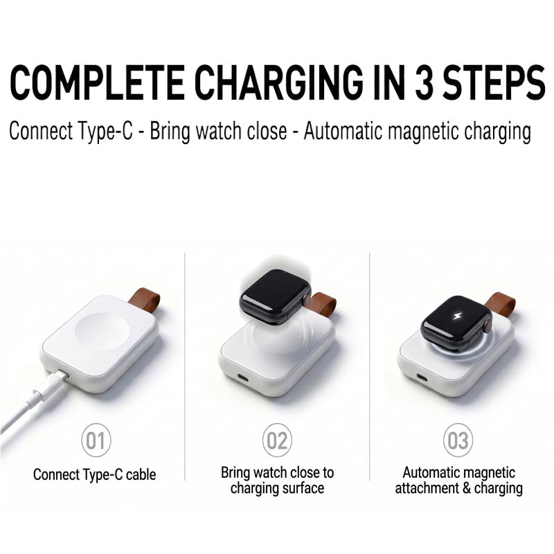 Base de Carga Tipo C para Relo - Watch X7 reseña y precio