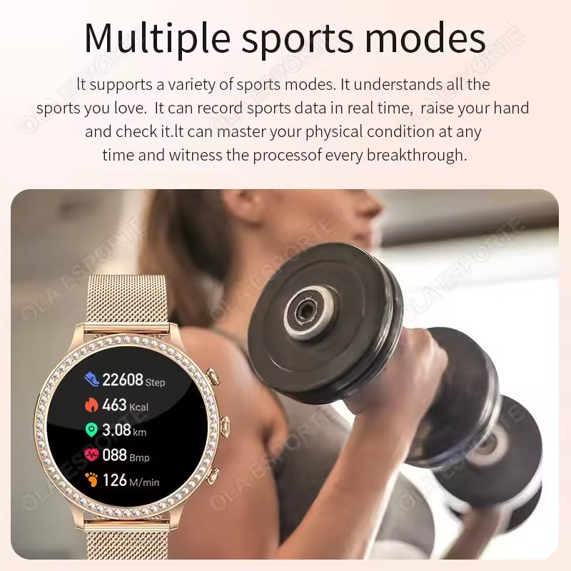 Elegante Reloj Inteligente par - Smartwatch Health Watches reseña y precio