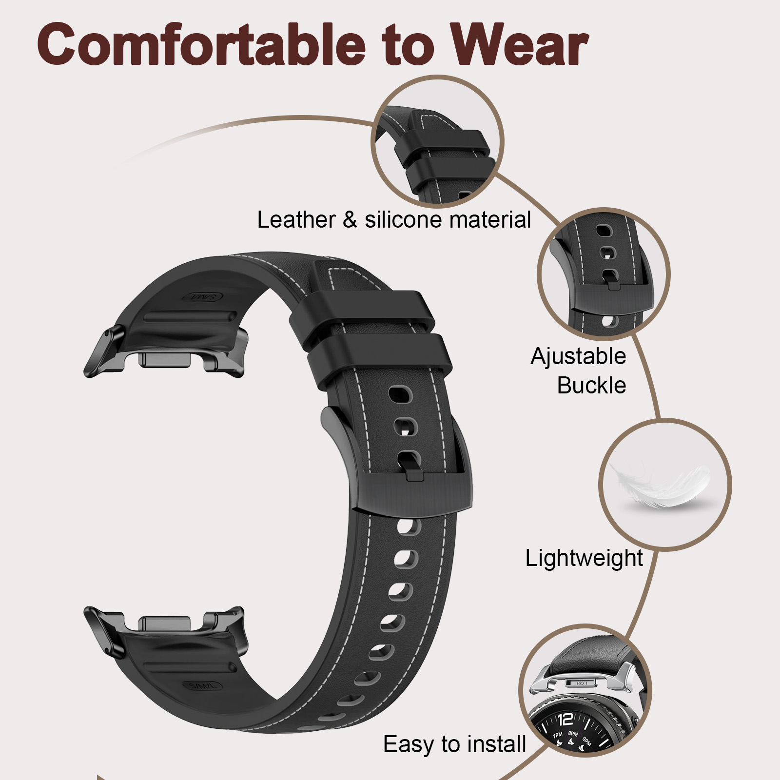 Correa PeakForm para Samsung G - Smartwatch Samsung Watches For Men reseña y precio